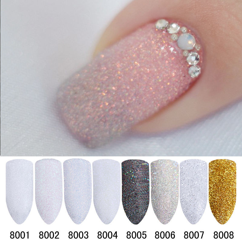 How To Apply Glitter Dust To Nails
 Holographic Glitter Powder Dust Nail Art Holo Laser