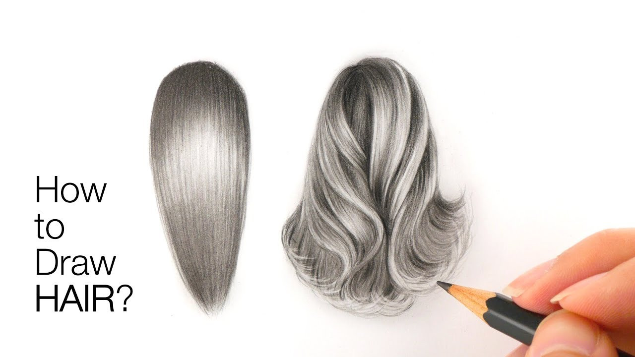 How To Draw Hairstyles Easy
 How to Draw Hair & Hairstyles Straight vs Wavy Hair