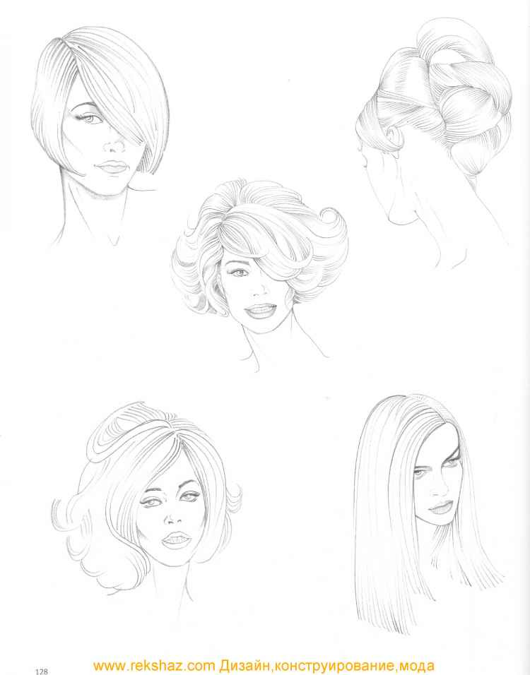 How To Draw Hairstyles Easy
 Types Hairstyle Figure Drawing Martel Fashion