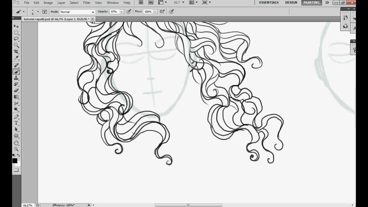 How To Draw Hairstyles Easy
 How I draw curly hair