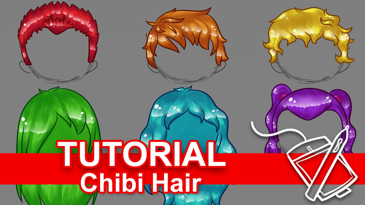 How To Draw Hairstyles Easy
 Tutorial How to Draw Chibi Hair [Six Ways ] For