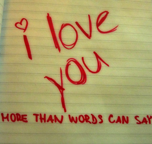 I Love You More Than Words Can Say Quotes
 i love you more than words can say by Werush95 on DeviantArt