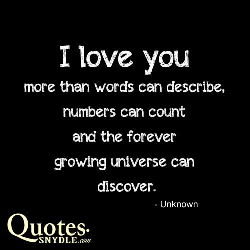 I Love You More Than Words Can Say Quotes
 Funny Love Quotes And Sayings with Quotes and Sayings