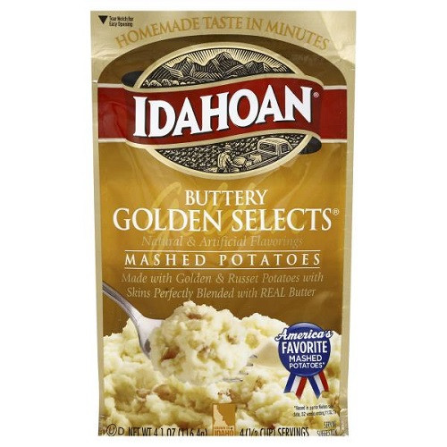Idahoan Instant Mashed Potatoes
 Idahoan Instant Mashed Potatoes Buttery Golden Selects 4 1