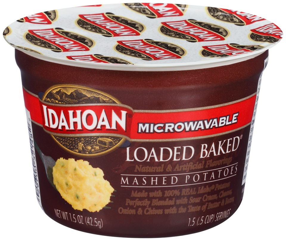 Idahoan Instant Mashed Potatoes
 Idahoan Microwavable Instant Mashed Potatoes Loaded Baked