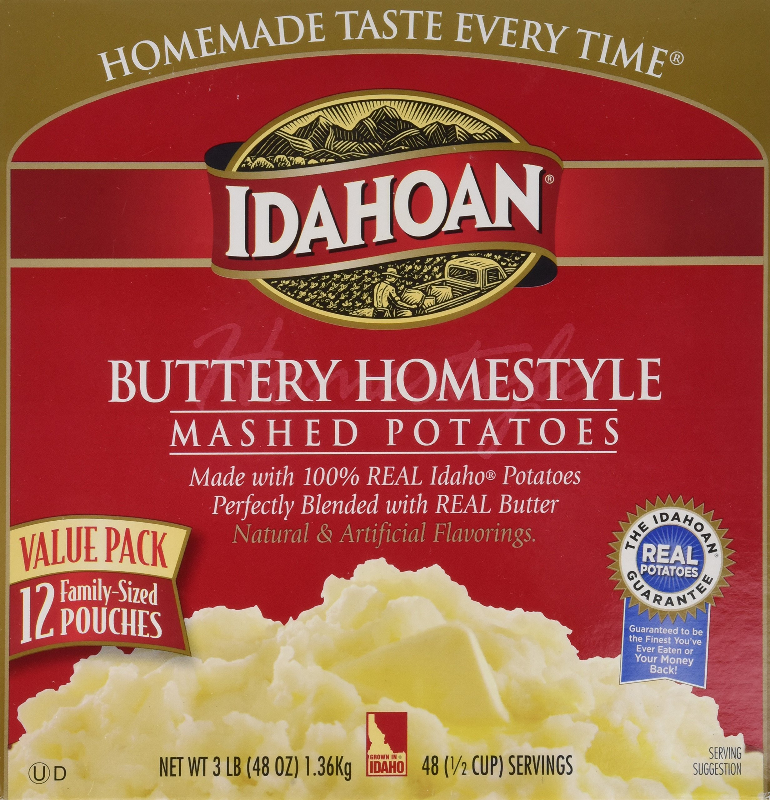 Idahoan Instant Mashed Potatoes
 Amazon IDAHOAN BABY REDS Gluten Free Instant Mashed