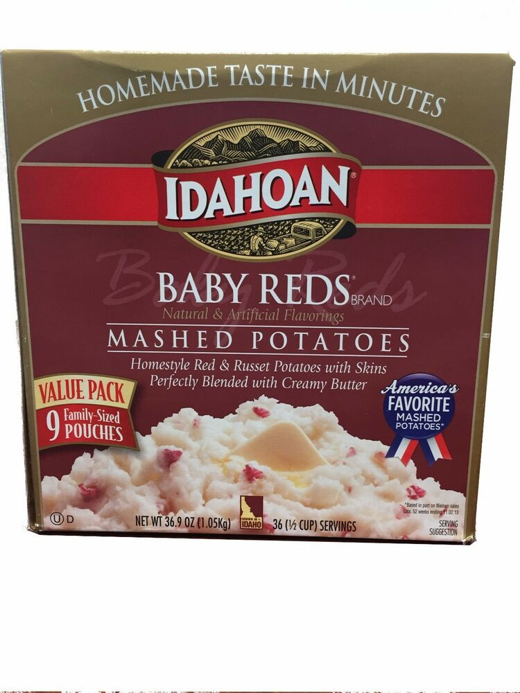 Idahoan Instant Mashed Potatoes
 Idahoan Baby Reds Mashed Potatoes Value Pack 9 Family