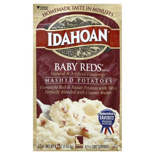 Idahoan Instant Mashed Potatoes
 Idahoan Instant Mashed Potatoes Baby Reds 4 1 oz pkg