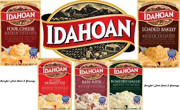 Idahoan Instant Mashed Potatoes
 Idahoan Potatoes SaraLee s Deals Steals & Giveaways