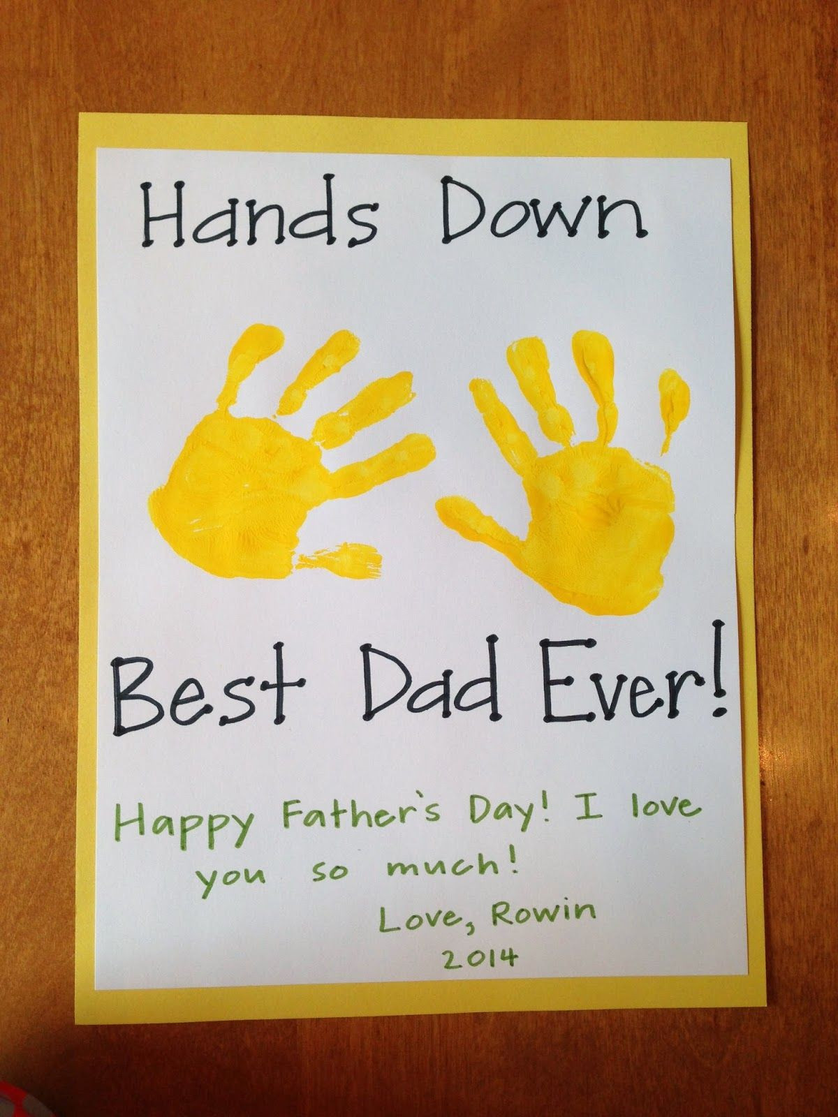 Ideas For Fathers Day Card
 Homemade Father s Day Card Teach Play Love