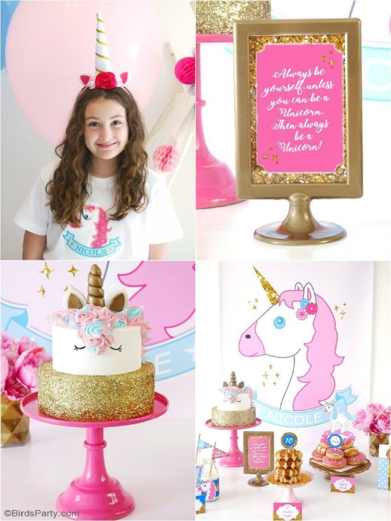 Ideas For Unicorn Party
 Unicorn Birthday Slumber Party Project Nursery