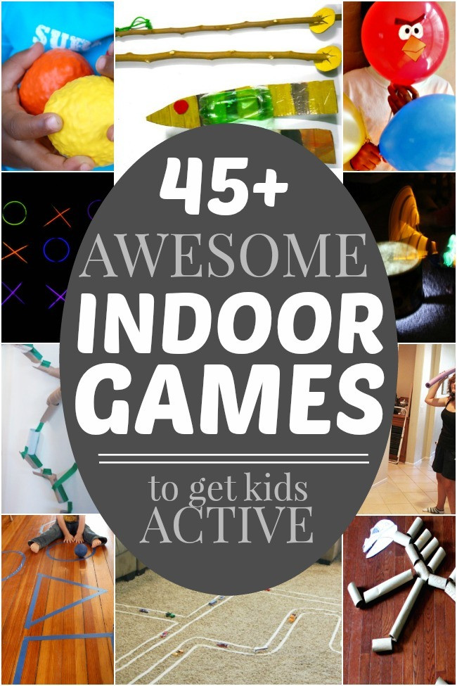 Indoor Kids Games
 45 ACTIVE INDOOR GAMES Kids Activities