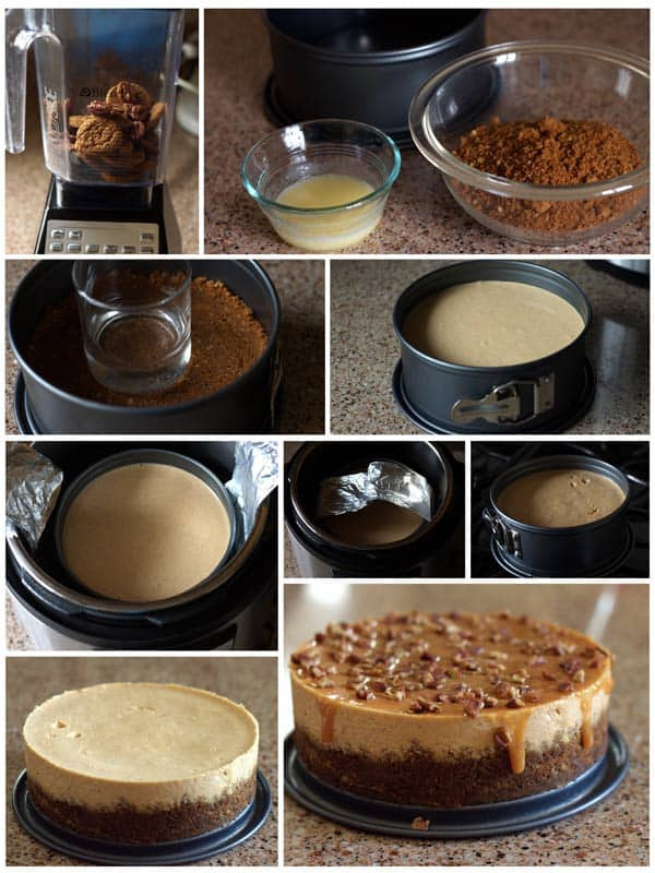Instant Pot Springform Pan Recipes
 Pressure Cooker Instant Pot Pumpkin Caramel Pecan Cheesecake