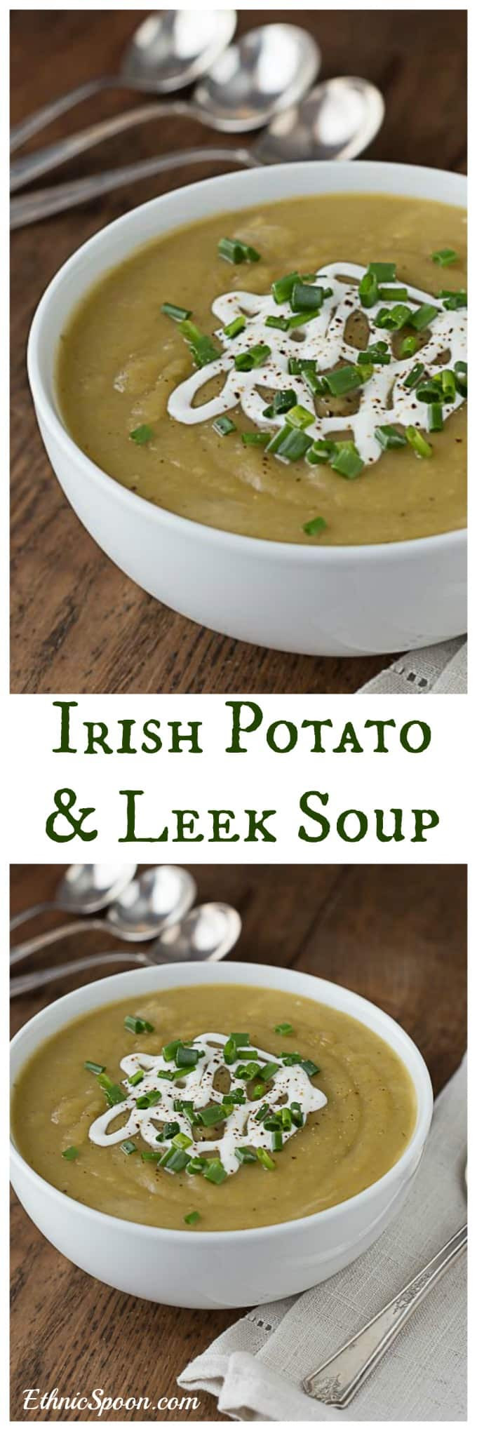 Irish Potato Soup
 Irish Potato Leek Soup Analida s Ethnic Spoon