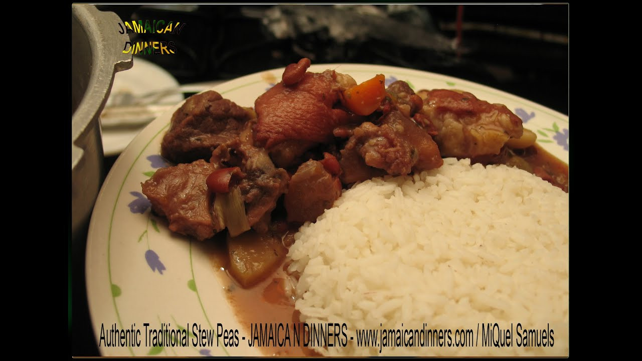 Jamaican Stew Peas Recipe
 AUTHENTIC TRADITIONAL JAMAICAN STEW PEAS cooked with herbs