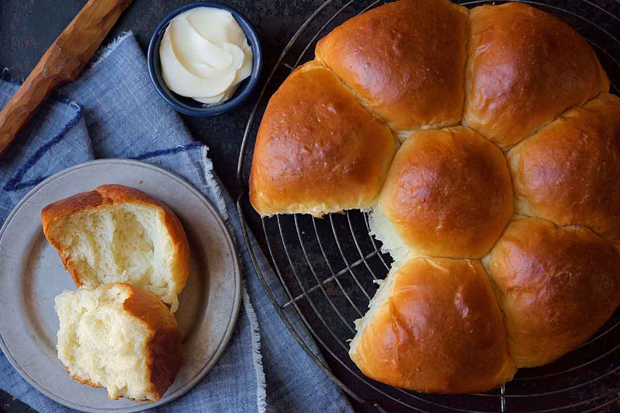 Japanese Breads Recipes
 Japanese Milk Bread Rolls Recipe
