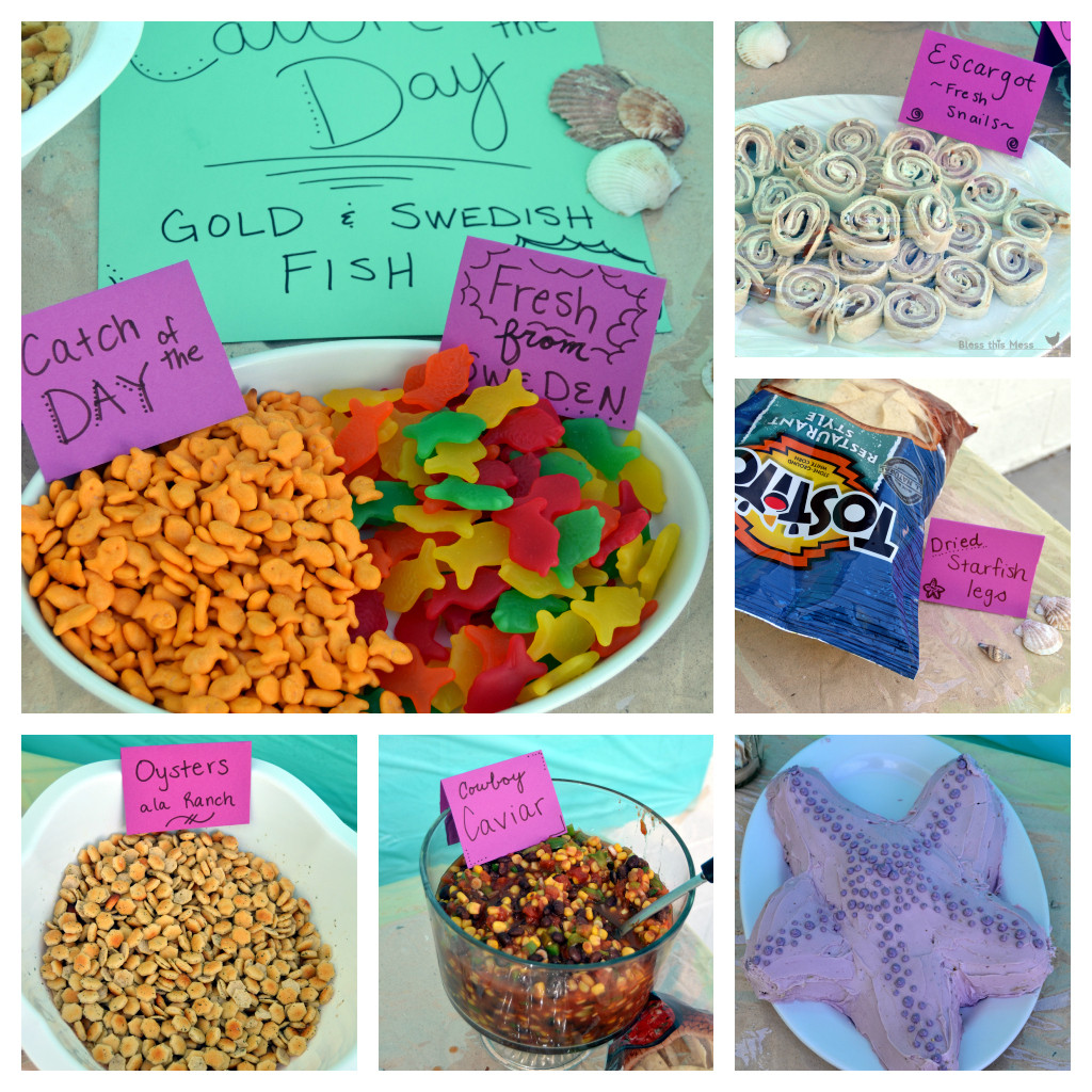 Kid Beach Party Food Ideas
 Beach Birthday Party — Bless this Mess
