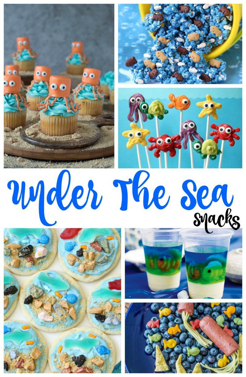Kid Beach Party Food Ideas
 Under the Sea Snacks Perfect Ocean Theme Party Ideas