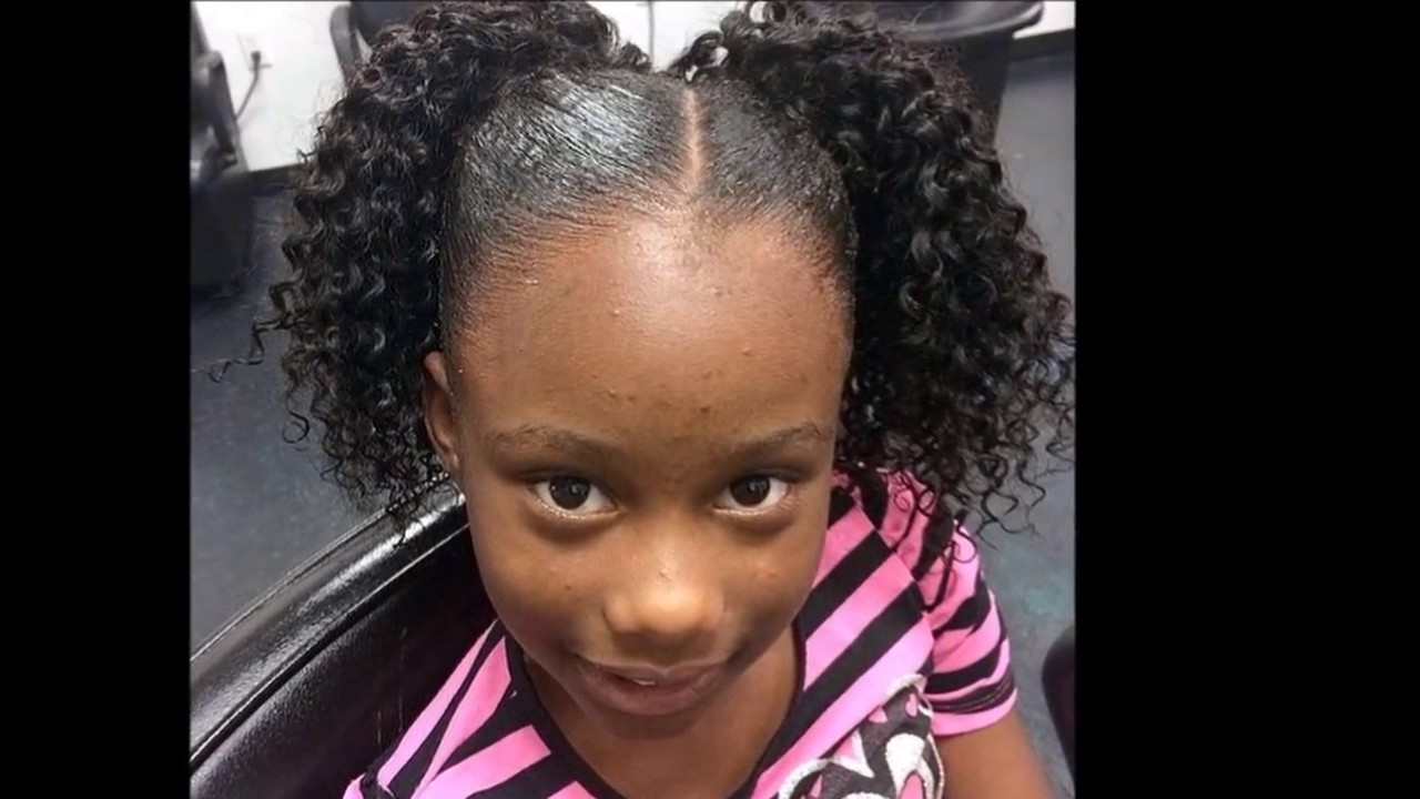 Kid Hairstyles For Black Girls
 40 Cute Hairstyles For Black Kids Girls With Short Hair