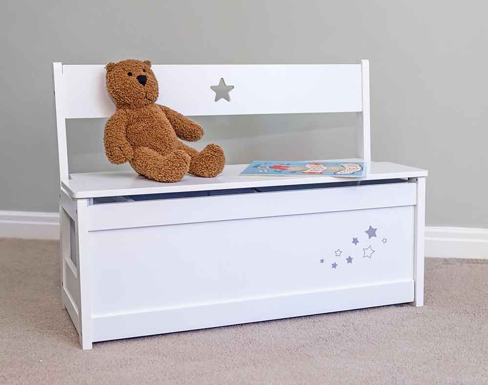 Kids White Storage Bench
 How To Build A Bench Seat Toy Box Woodworking Projects