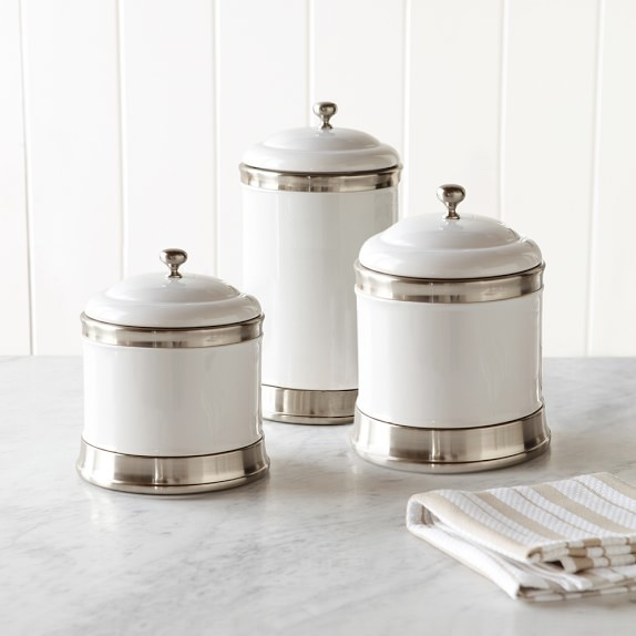 Kitchen Counter Canisters
 william sonoma canisters