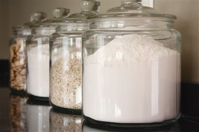 Kitchen Counter Canisters
 Decorating with Glass Canisters in the Kitchen in 2019