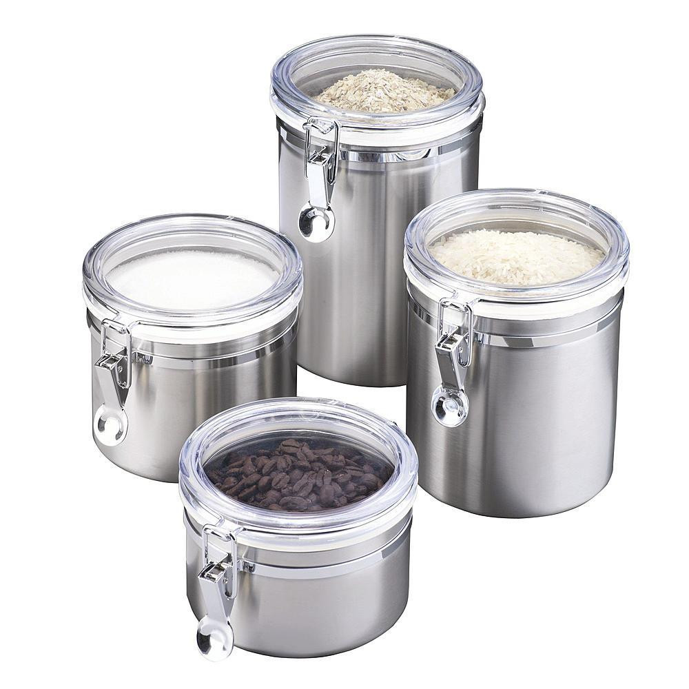 Kitchen Counter Canisters
 Kitchen Countertop Containers Canister Sets Stainless