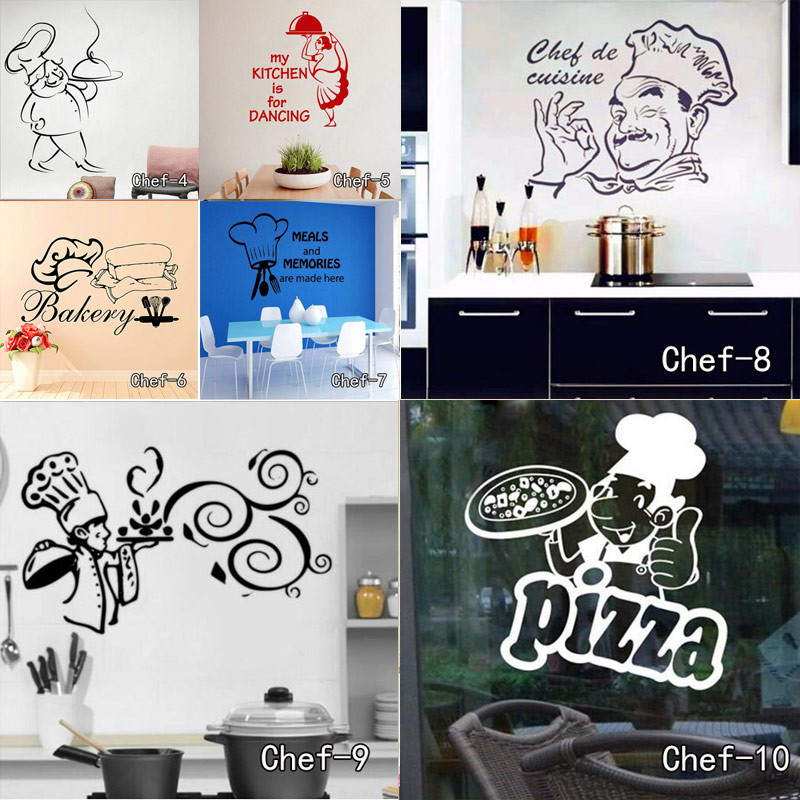 Kitchen Wall Decals Removable
 Kitchen Wall Stickers Chef De Cuisine Removable Wall
