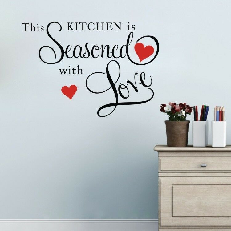 Kitchen Wall Decals Removable
 This KITCHEN is Wall Sticker Quote decal Removable