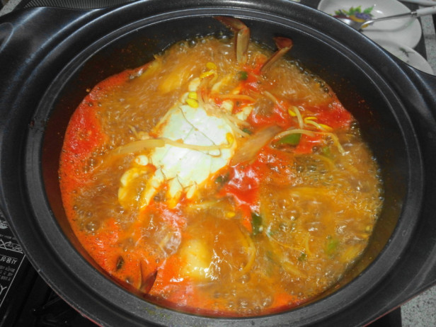 Korean Seafood Stew
 Korean Spicy Seafood Stew Pack from Homeplus 해물탕