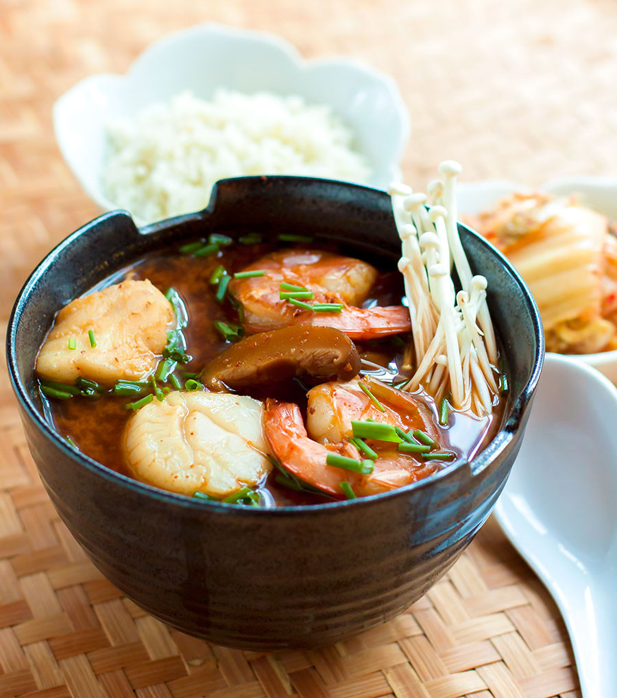 Korean Seafood Stew
 Warm Up with Spicy Seafood Jjigae Hearty Korean style