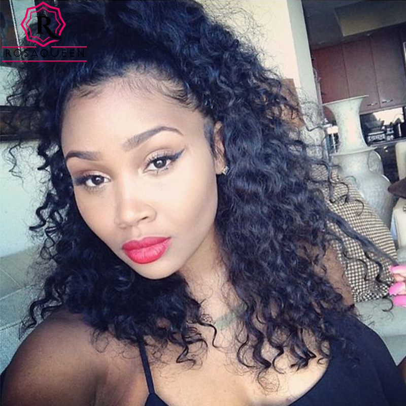 Lace Front Frontals With Baby Hair
 Pre Plucked 360 Lace Frontal Closure Deep Wave Brazilian