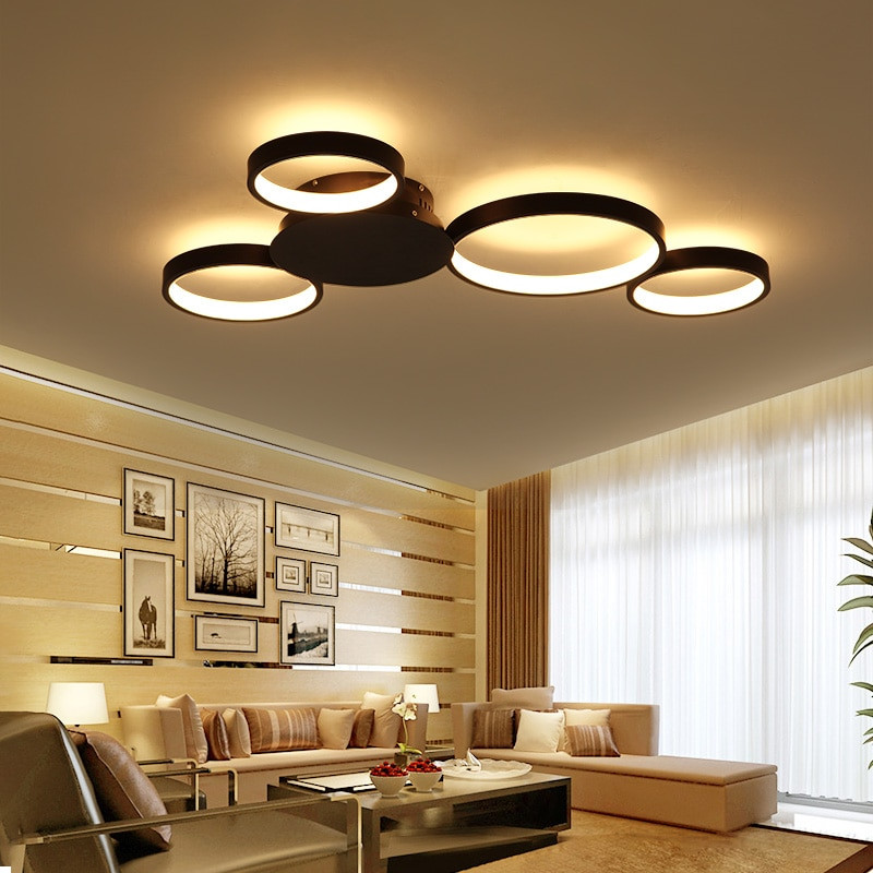 Led Living Room Lights
 VEIHAO Surface Mounted Modern Led Ceiling Lights For
