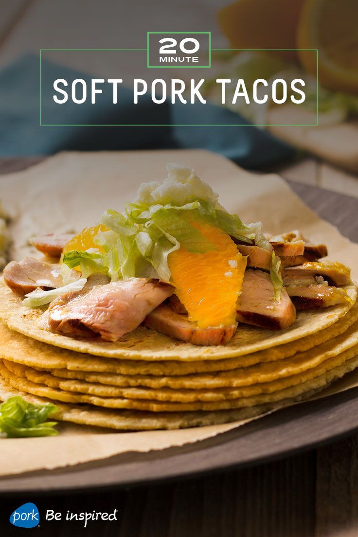 Leftover Pork Chop Recipes Mexican
 Soft Pork Tacos with Orange Adobo Recipe