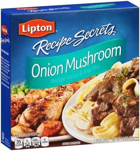 Lipton Onion Soup Mix
 Lipton Recipe Secrets ion Mushroom Soup & Dip Mix