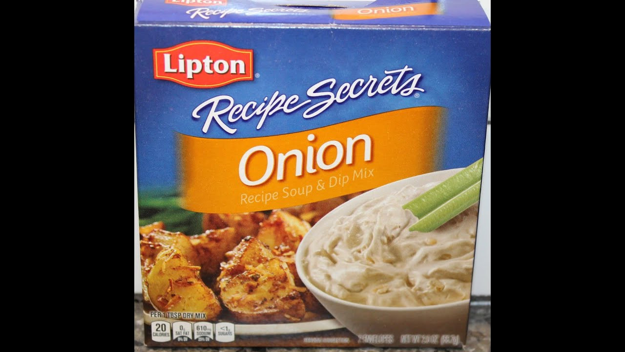 Lipton Onion Soup Mix
 Using Lipton ion Soup in Pork Roast & ion Roasted
