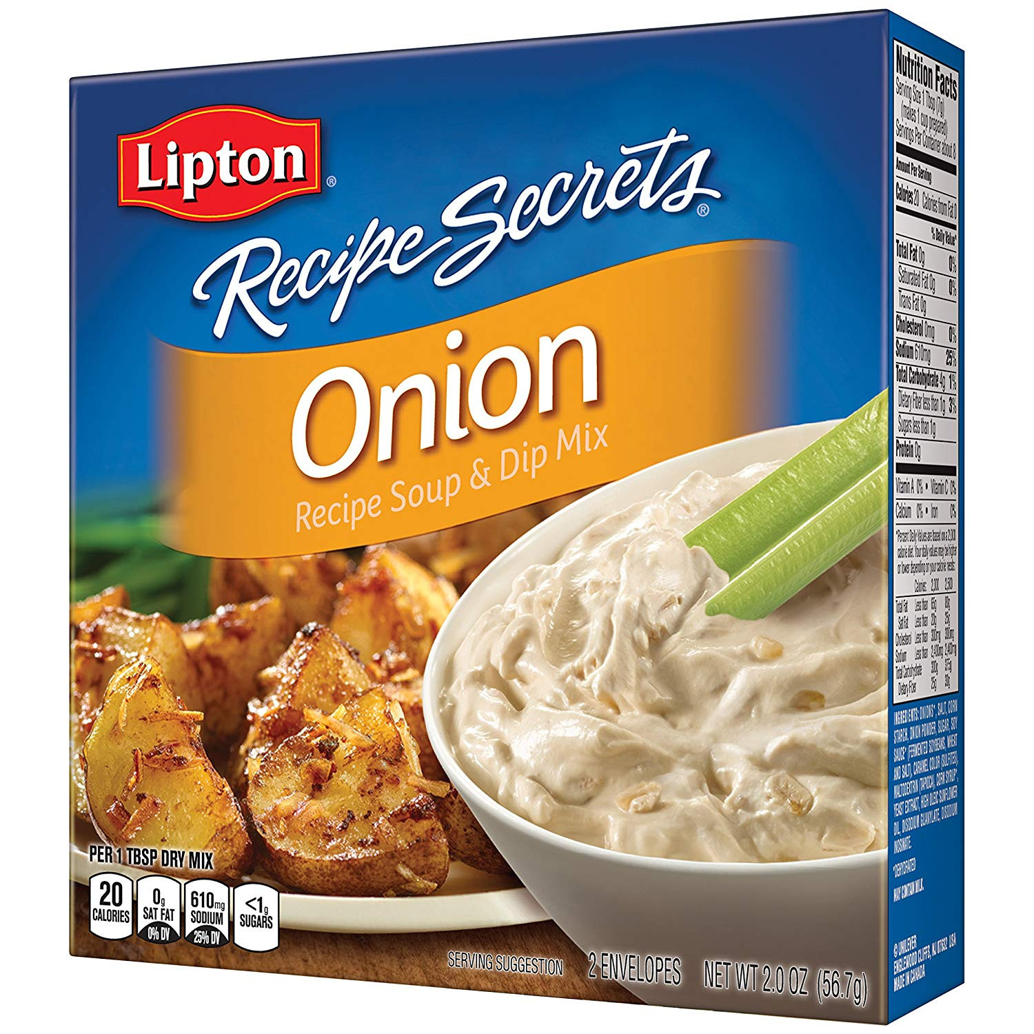 Lipton Onion Soup Mix
 South Carolina Chicken Bog Recipe