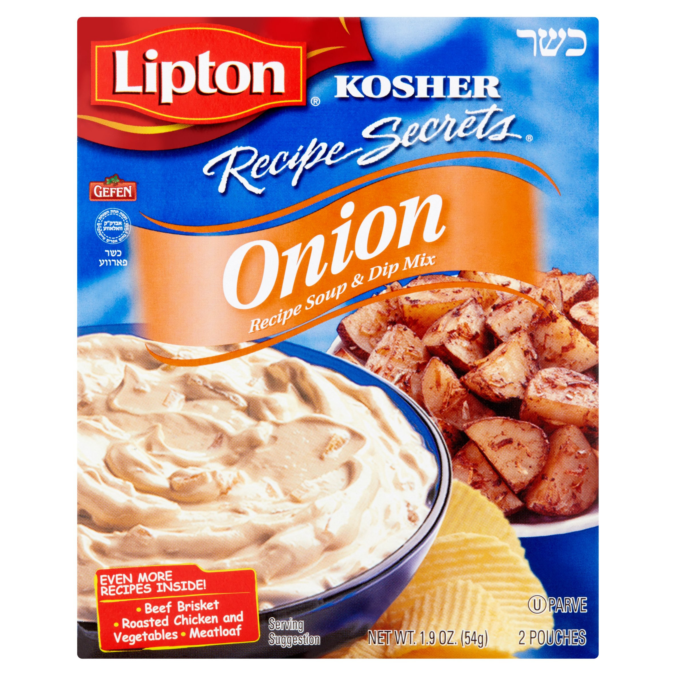 Lipton Onion Soup Mix
 Lipton Recipe Secrets Kosher ion Soup & Dip Mix 2 ct