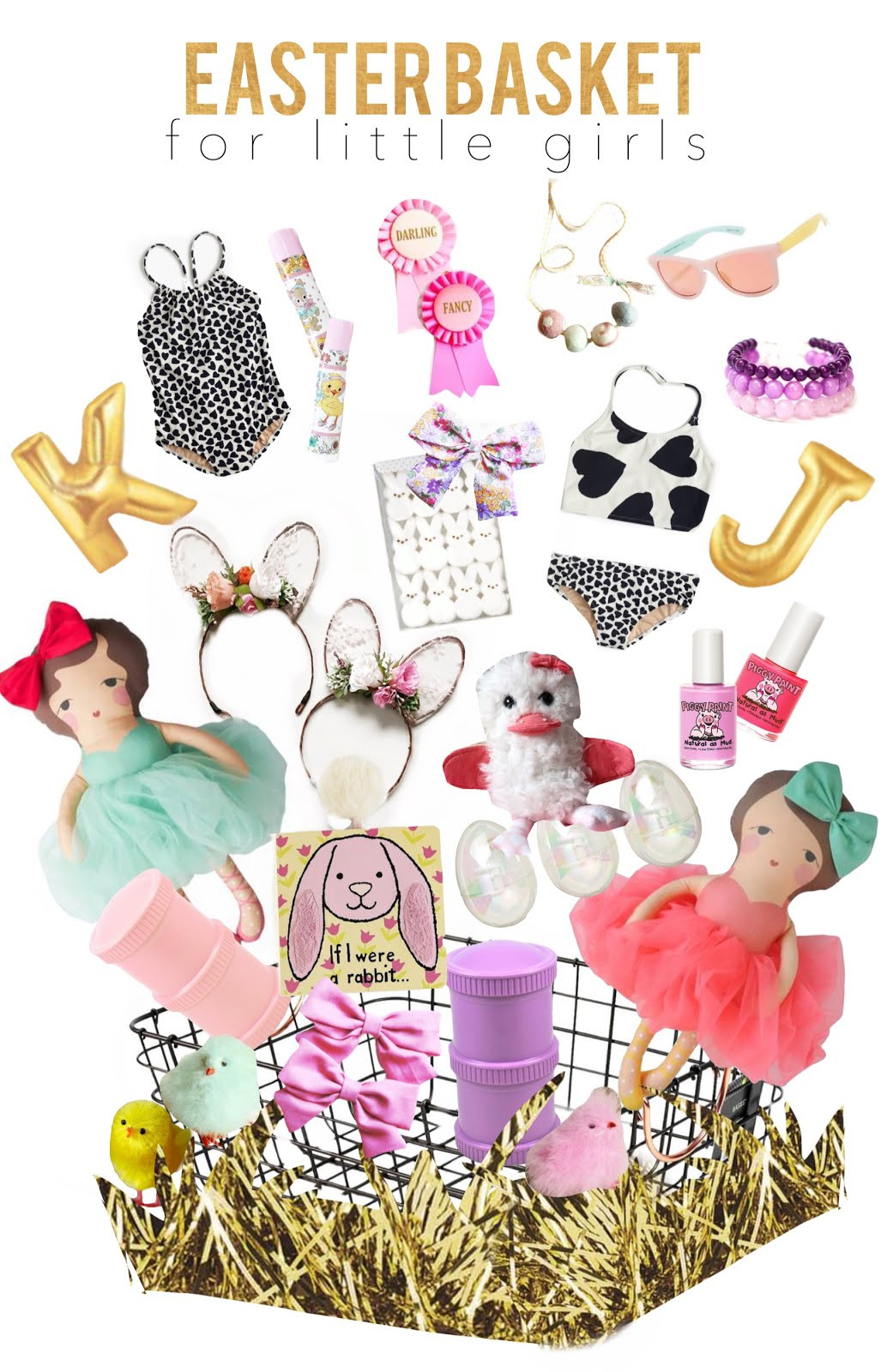 Little Girl Easter Basket Ideas
 a little j k Easter basket ideas for your little girls