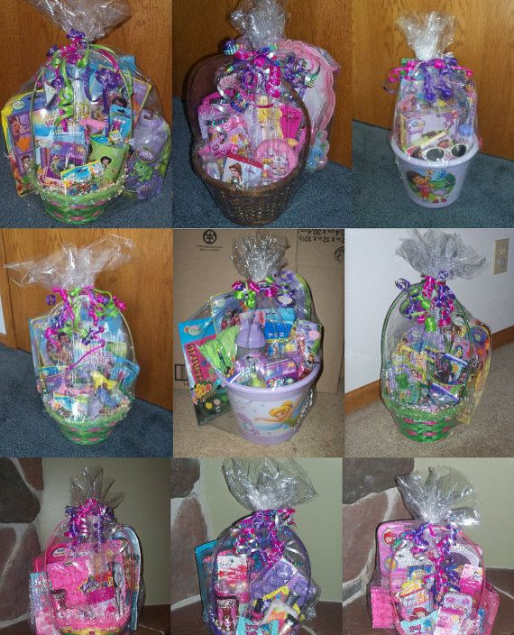 Little Girl Easter Basket Ideas
 Girls Themed Easter Basket $50 00 Tinkerbell Barbie