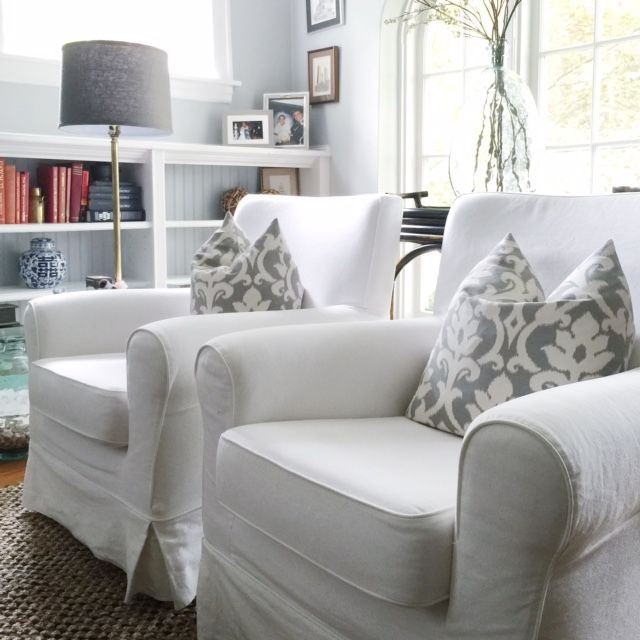 Living Room Chair Slipcovers
 the jennylund slipcover chairs from ikea have NOT let