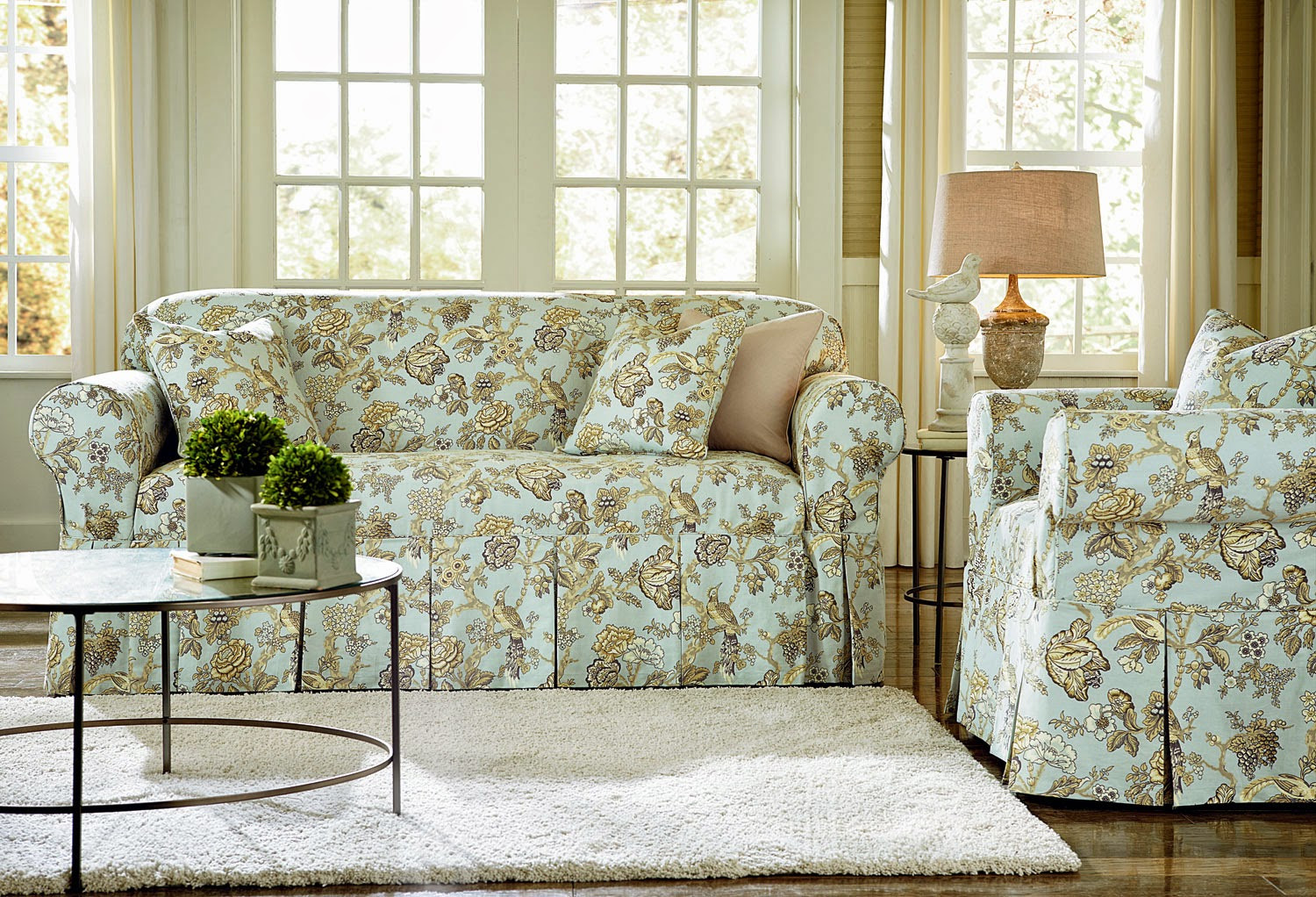 Living Room Chair Slipcovers
 Sure Fit Slipcovers Wallpaper and Slipcovers Back in the