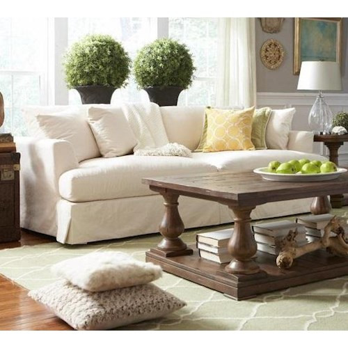 Living Room Chair Slipcovers
 BeModern Cloud Grand Extra Long Slipcover Sofa Belfort