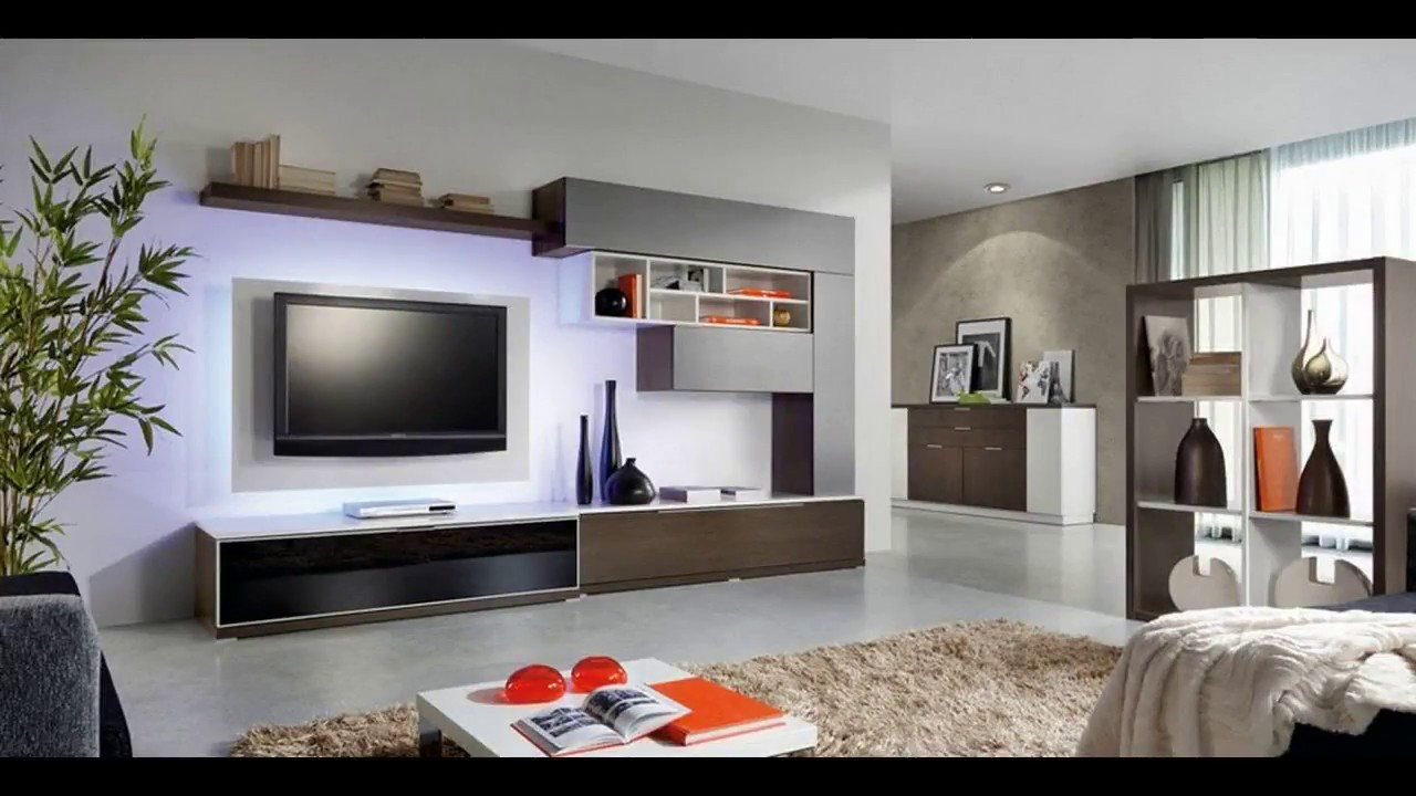 Living Room Tv Ideas
 Modern TV Wall Unit Design Tour 2018 DIY Small Living Room