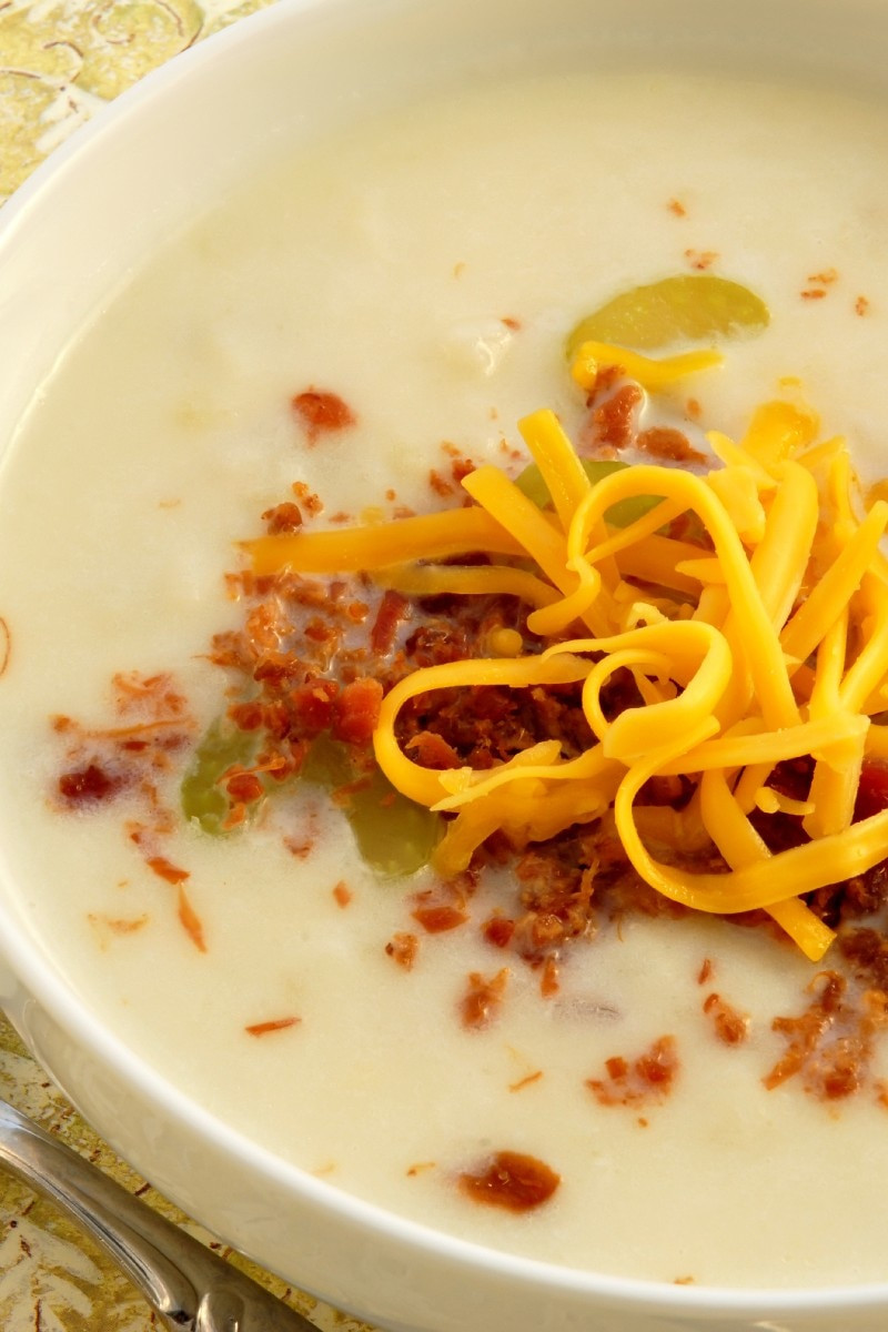 Low Calorie Baked Potato Soup
 Loaded Baked Potato Soup Weight Watchers