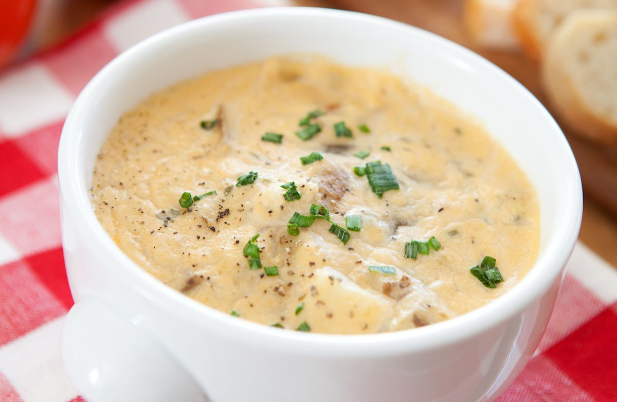 Low Calorie Baked Potato Soup
 Slow Cooker Healthy Potato Soup Recipe