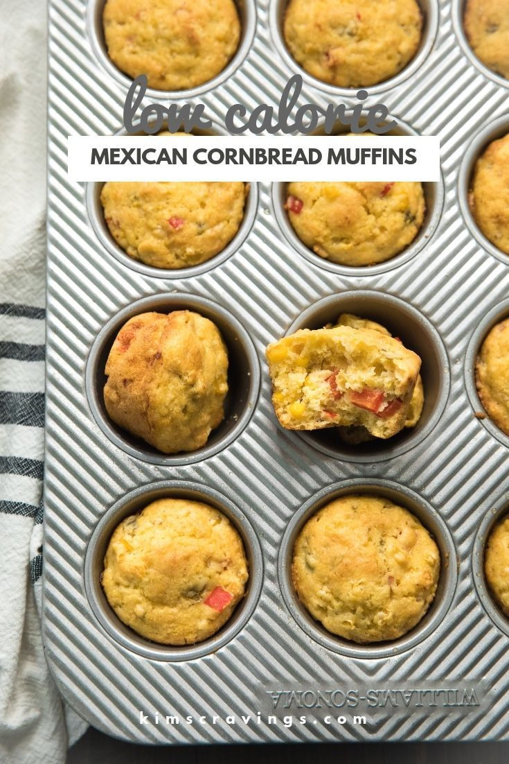 Low Calorie Muffin Recipes
 Low Calorie Mexican Cornbread Muffins Recipe