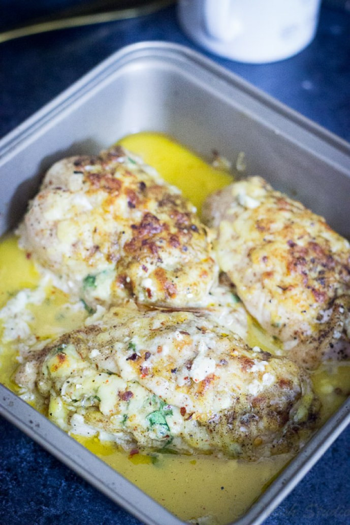 Low Carb Baked Chicken Breast Recipes
 Cheese spinach stuffed chicken breast Keto Low carb