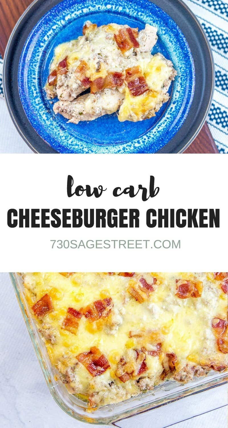 Low Carb Baked Chicken Breast Recipes
 Low Carb Bacon Cheeseburger Oven Baked Chicken Breast