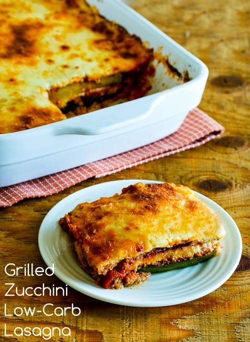 Low Carb Zucchini Lasagna
 Grilled Zucchini Low Carb Lasagna with Italian Sausage
